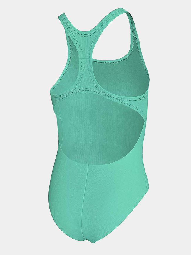 Maillot de bain 1 pièce essential vert fille - Adidas