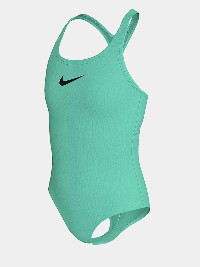 Maillot de bain 1 pièce essential vert fille - Adidas