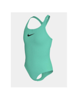 Maillot de bain 1 pièce essential vert fille - Adidas