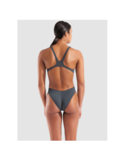 Maillot de bain pro soli gris anthracite femme - Arena