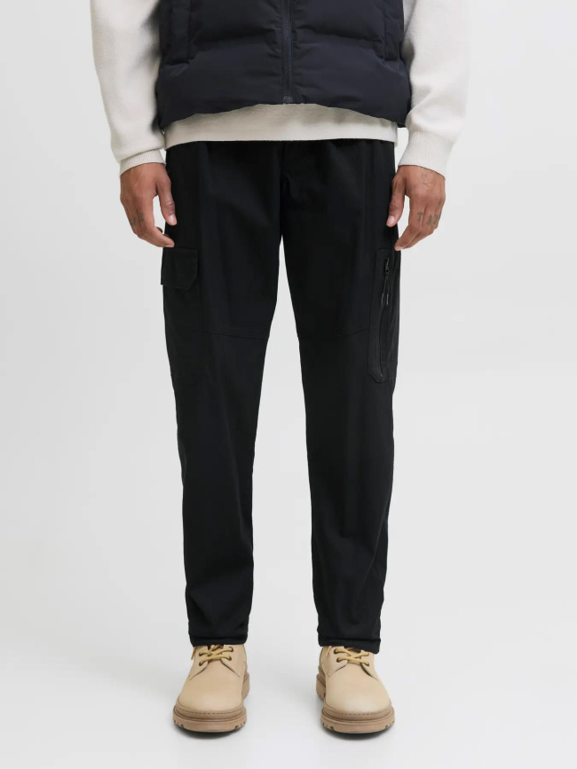 Pantalon cargo kane river tech noir homme - Jack & Jones