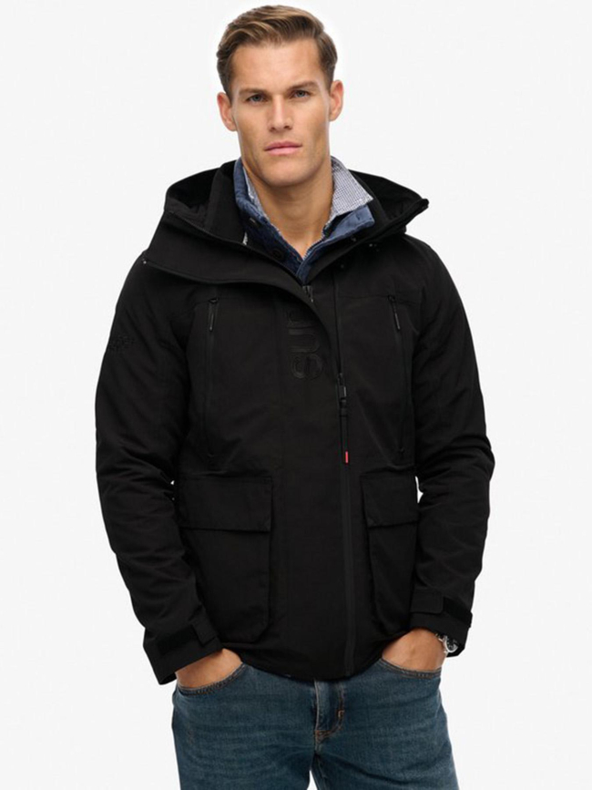 Veste coupe-vent ultimate noir homme - Superdry