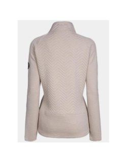 Veste hybride bi-matière beige femme - Aulp