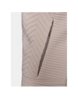 Veste hybride bi-matière beige femme - Aulp