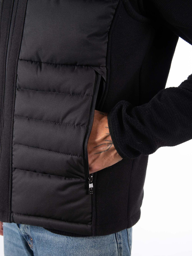 Veste hybride sans manches vlaki noir homme - Aulp
