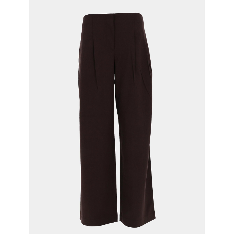 Pantalon fluide large vmsigga marron femme - Vero Moda