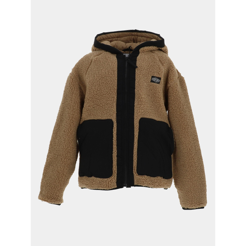 Veste polaire b-sherkan marron garçon - Teddy Smith