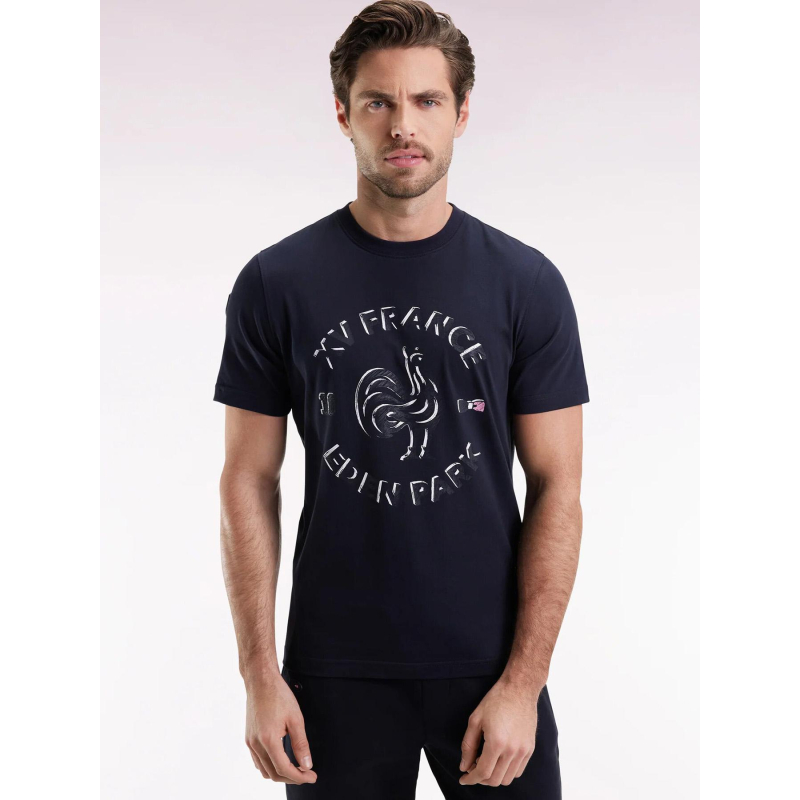 T-shirt expansif ffr bleu marine homme - Eden Park