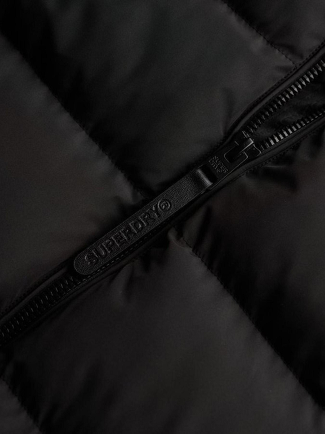 Doudoune à capuche sport noir femme - Superdry