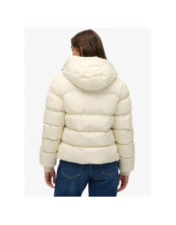Doudoune à capuche sport blanc femme - Superdry