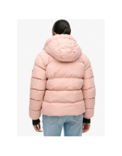 Doudoune sports vintage blush rose femme - Superdry