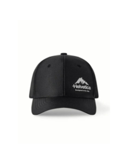 Casquette wells noir homme - Helvetica