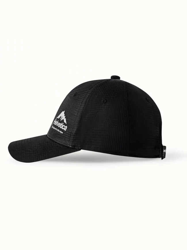 Casquette wells noir homme - Helvetica