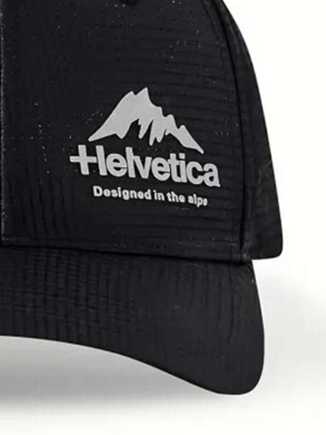 Casquette wells noir homme - Helvetica