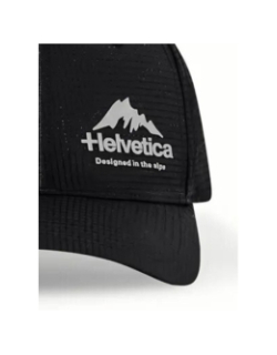 Casquette wells noir homme - Helvetica