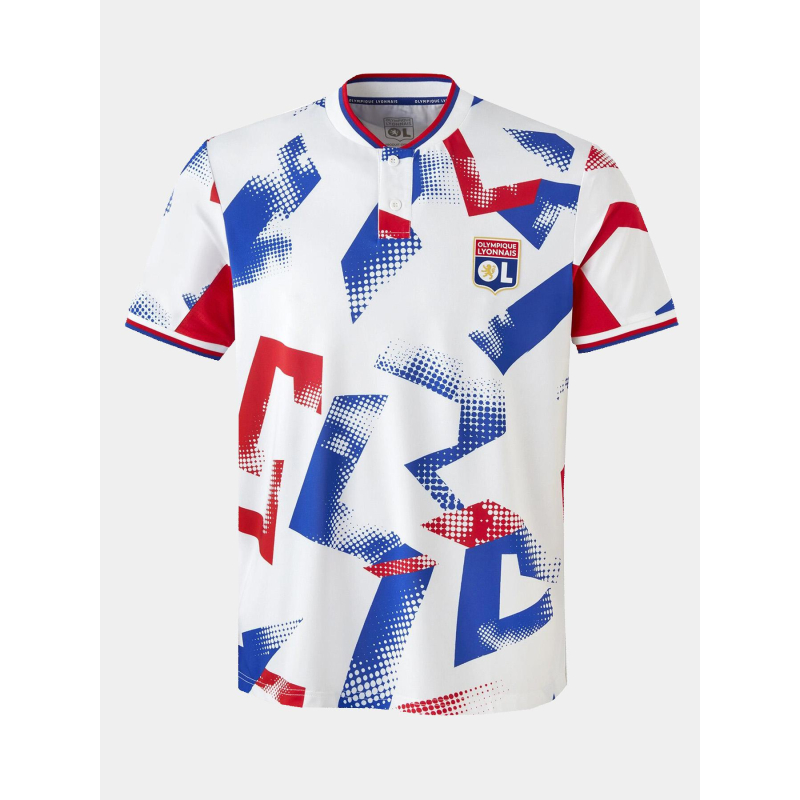 Polo training fusion blanc adulte - Olympique Lyonnais