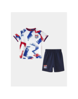 Mini-kit training fusion blanc et bleu bébé - Olympique Lyonnais