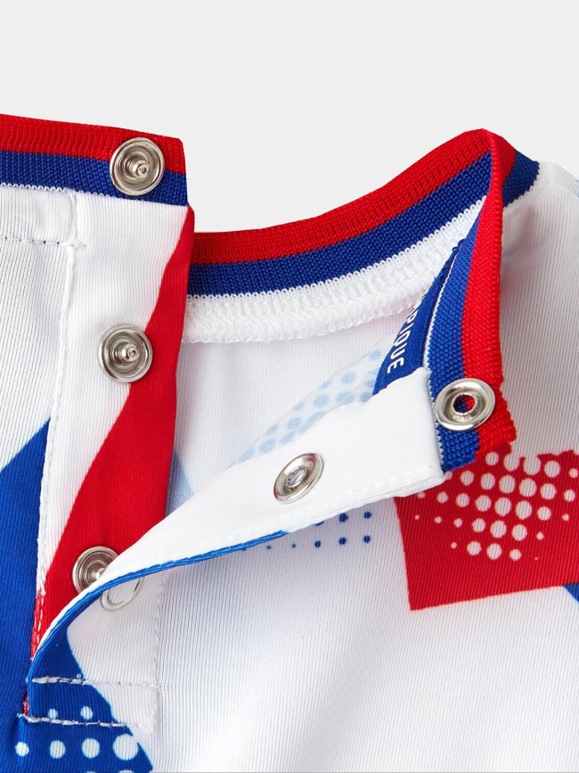 Mini-kit training fusion blanc et bleu bébé - Olympique Lyonnais