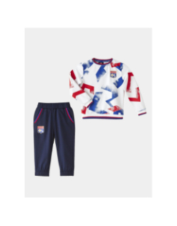 Ensemble training fusion blanc et bleu bébé - Olympique Lyonnais