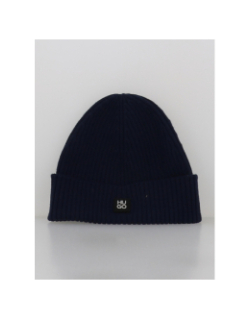 Logo en laine à logo métallique xola bleu marine homme - Hugo