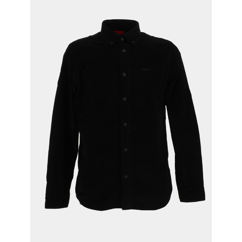 Chemise en velours côtelé epazo noir homme - Hugo