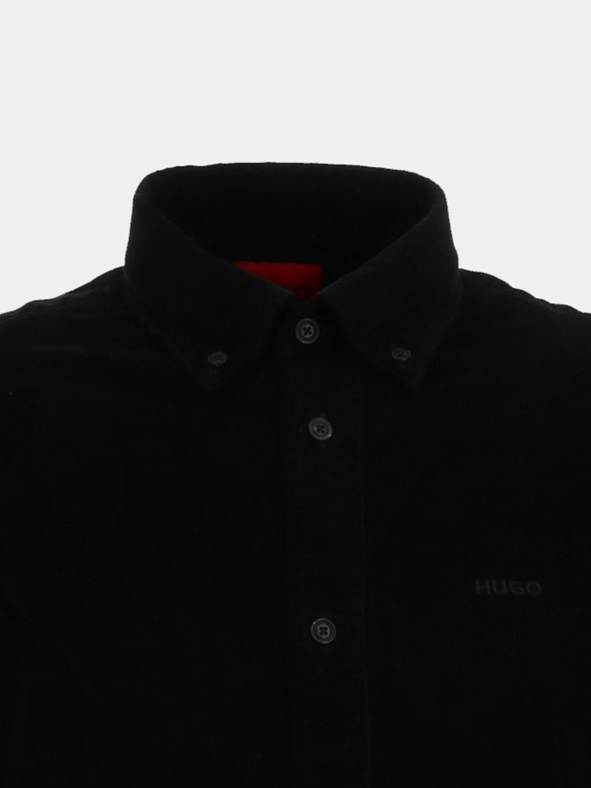 Chemise en velours côtelé epazo noir homme - Hugo