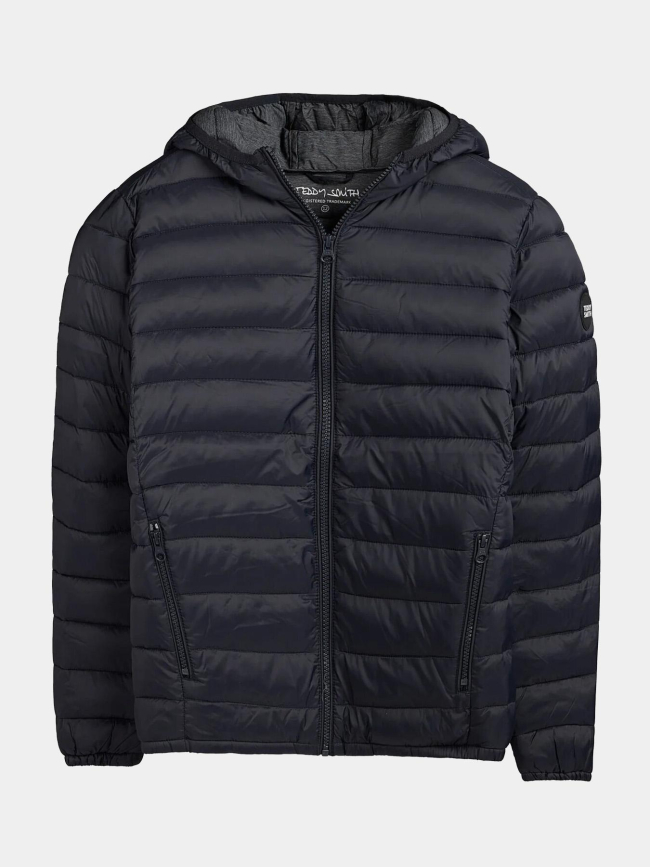 Doudoune à capuche blighter bleu marine garçon - Teddy Smith