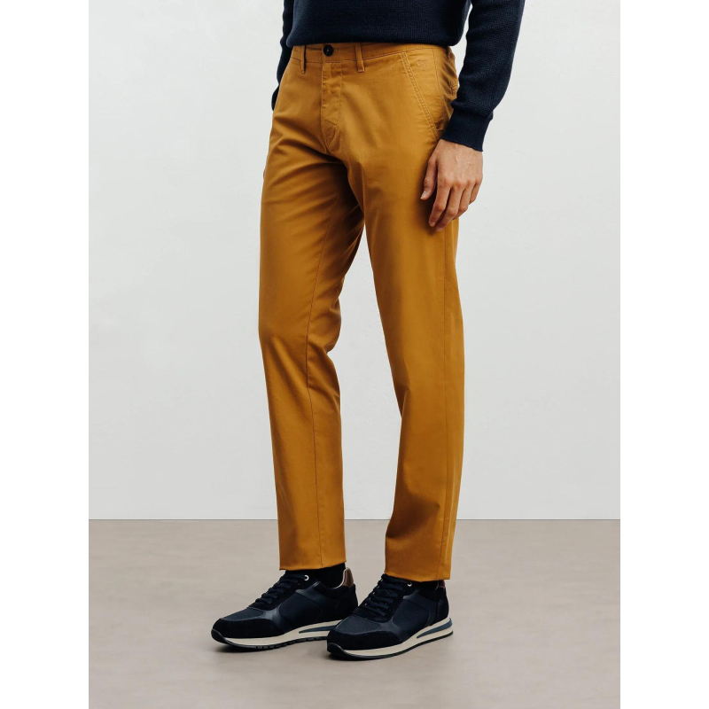 Pantalon chino slim fit palor marron clair homme - Izac