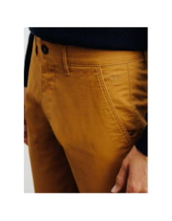 Pantalon chino slim fit palor marron clair homme - Izac