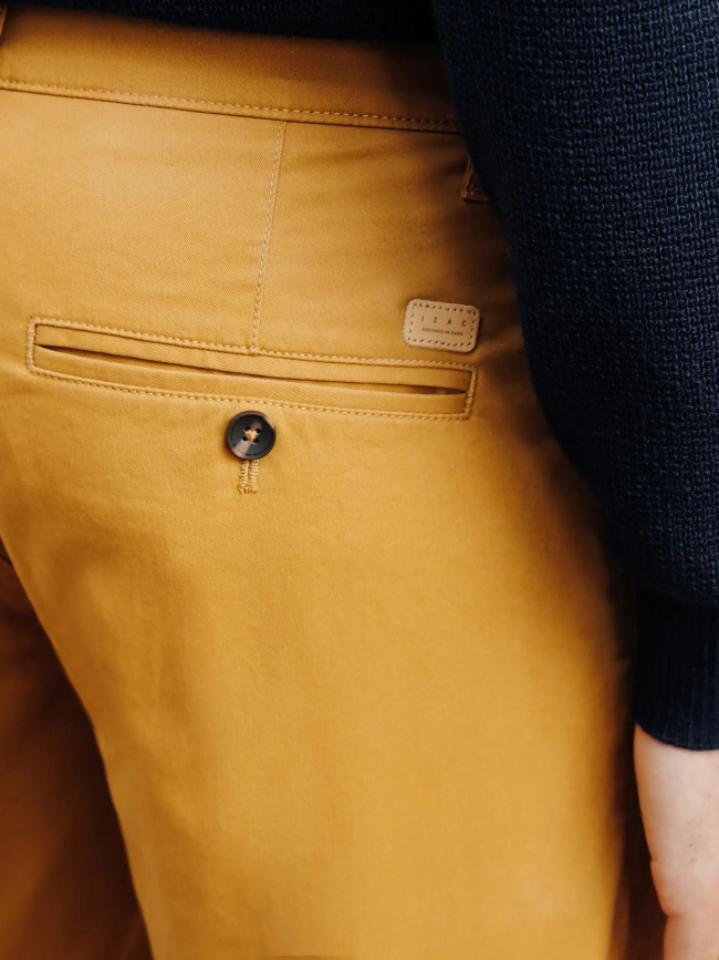 Pantalon chino slim fit palor marron clair homme - Izac