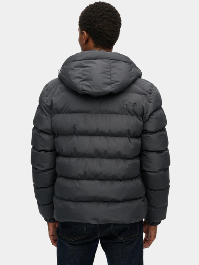 Doudoune intérieur polaire bleu marine homme - Superdry