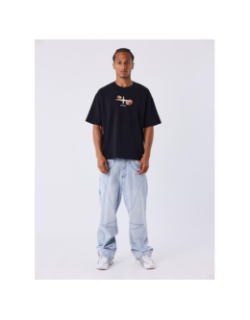 T-shirt à manches courtes gothic roses noir homme - Project X Paris