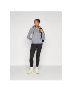 Veste à capuche auen blanc et bleu femme - Icepeak