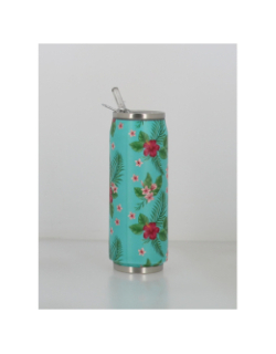 Canette isotherme papetee 500ml turquoise - Les Artistes