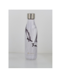 Bouteille isotherme ski 500ml blanc - Les Artistes