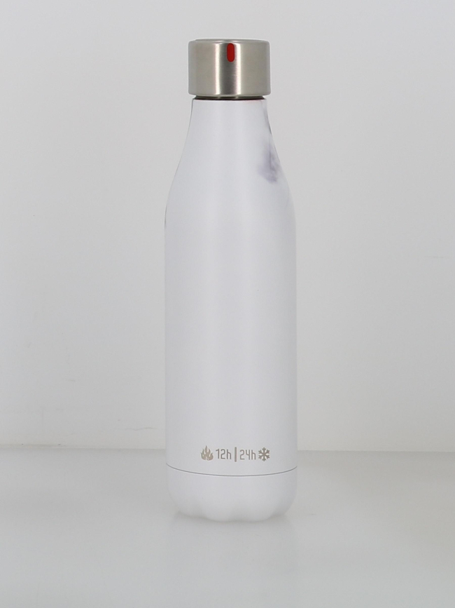 Bouteille isotherme ski 500ml blanc - Les Artistes