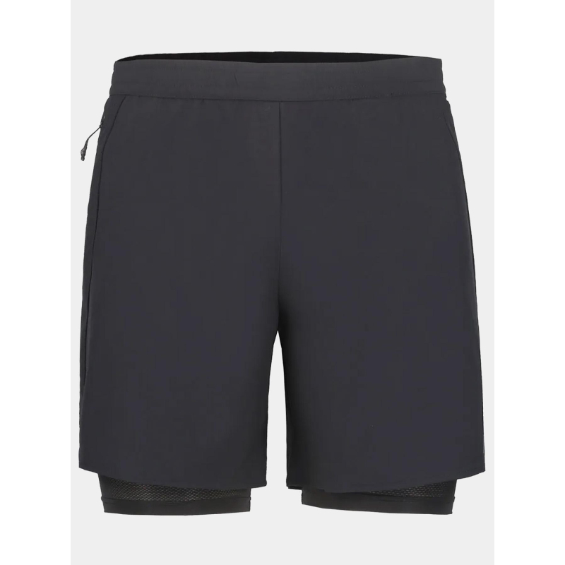 Short de running 2in1 maaninka noir homme - Rukka