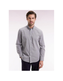 Chemise en coton à motif orage blanc homme - Eden Park