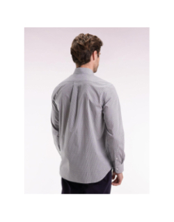 Chemise en coton à motif orage blanc homme - Eden Park