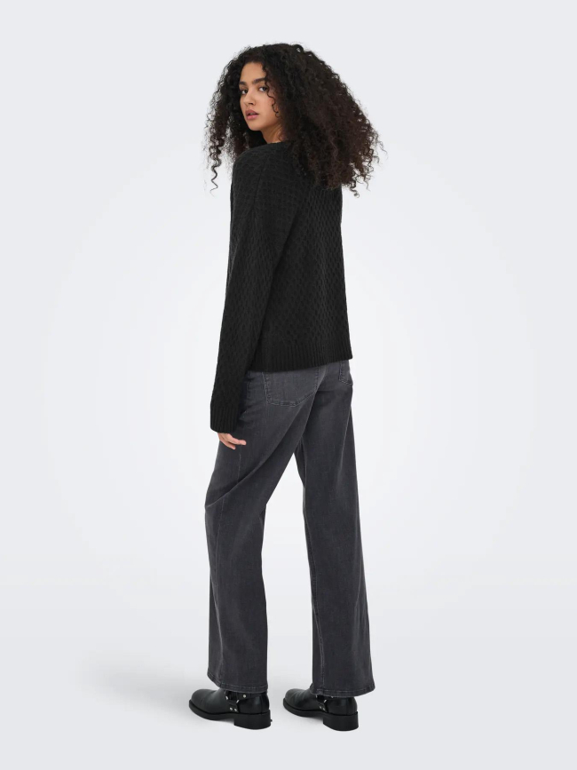 Pull en maille jdybigum noir femme - JDY
