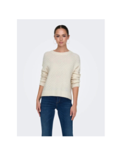 Pull en maille jdybigum écru femme - JDY