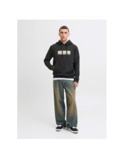 Sweat à capuche jorinwood noir homme - Jack & Jones