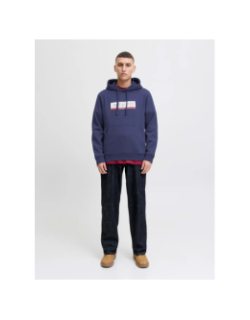 Sweat à capuche jorinwood bleu marine homme - Jack & Jones