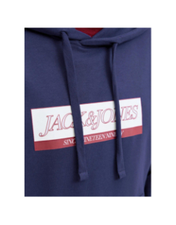 Sweat à capuche jorinwood bleu marine homme - Jack & Jones