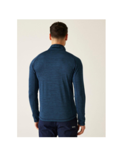 Sweat polaire quadrillé à demi zip yonder II bleu marine homme - Regatta