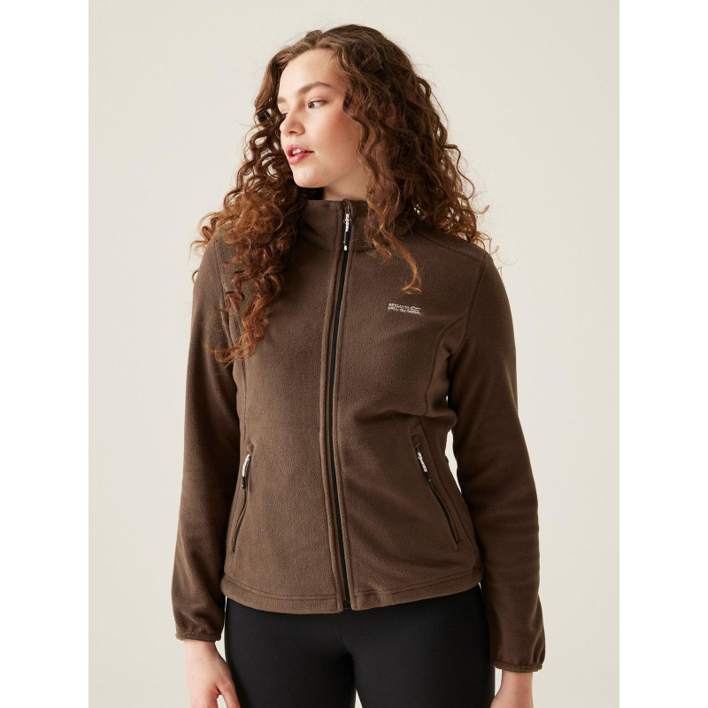 Polaire zippé floreo IV marron femme - Regatta
