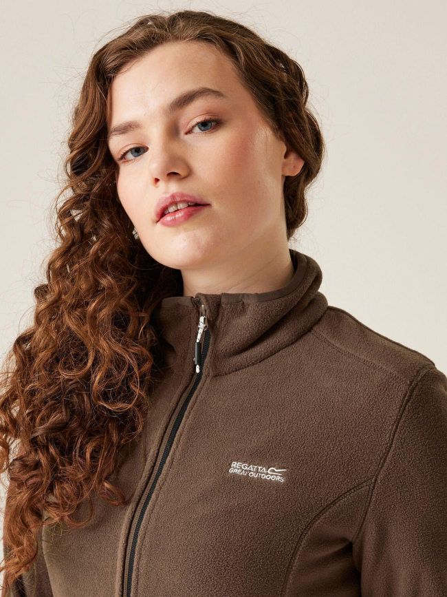 Polaire zippé floreo IV marron femme - Regatta