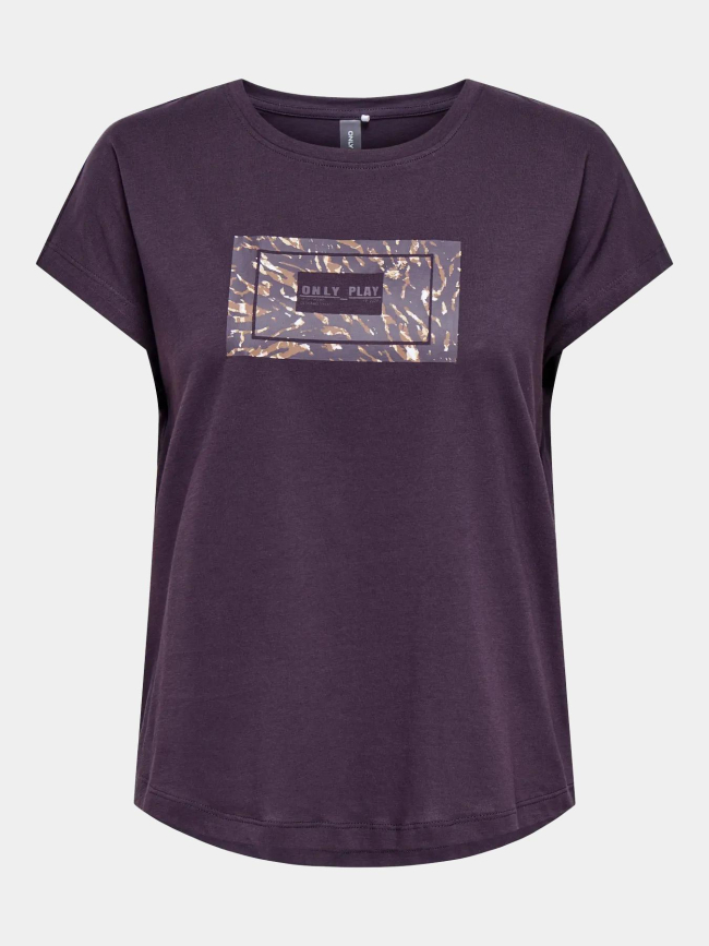 T-shirt de sport onpaub-joan violet femme - Only