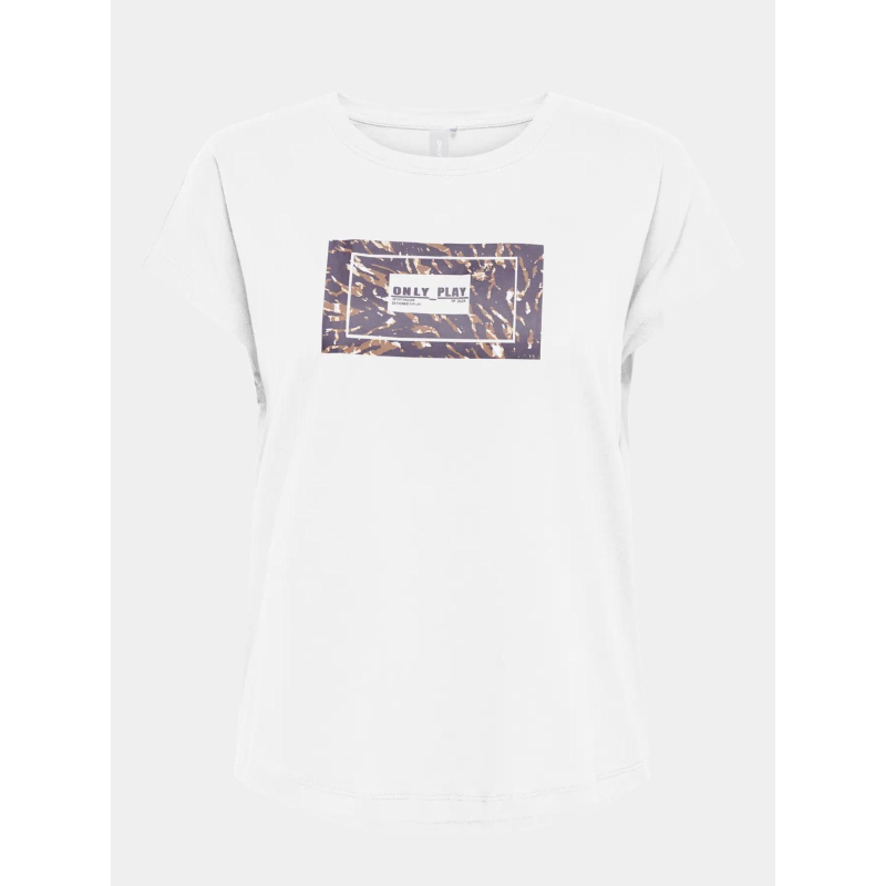 T-shirt de sport onpaub-joan blanc femme - Only