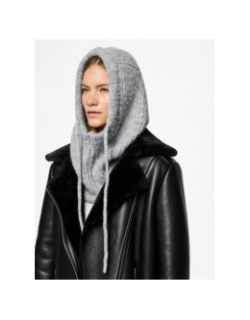 Cagoule nambi balaclava gris femme - Pieces